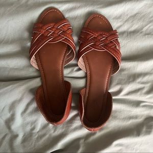 Universal thread brown huarache sandals, size 9